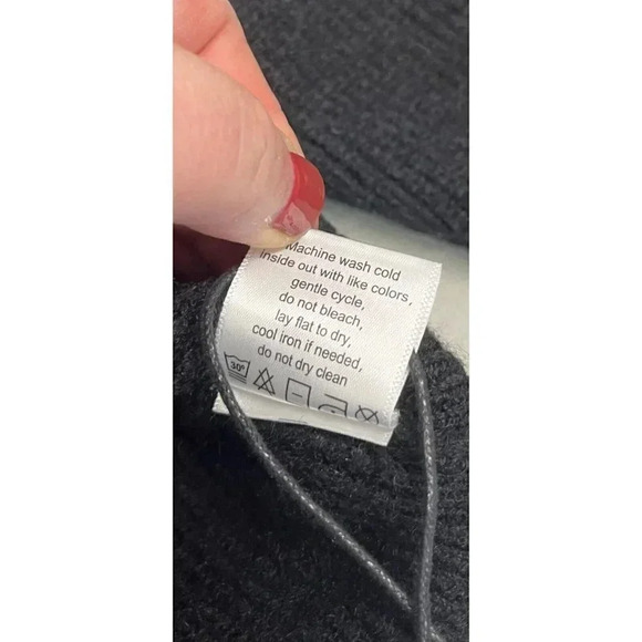 AMERICAN TALL MENS SIZE 2XL BLACK MOCK BUTTON NECK SWEATER NWT - Picture 11 of 12